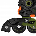 Spokey FREESPO KIDS Dětské kolečkové brusle, khaki, vel. 35-38