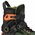 Spokey FREESPO KIDS Dětské kolečkové brusle, khaki, vel. 35-38