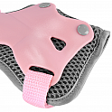 Spokey SHIELD 3dílná sada dětských chráničů, růžové, vel. M