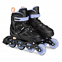 Spokey QUATTRO Brusle 4v1, černo-fialové, vel. 38-41