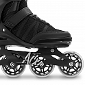 Spokey ACE Fitness kolečkové brusle, černé, vel. 38
