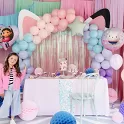 Latexové balonky Gábinin kouzelný domek 27 cm 6 ks