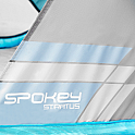 Spokey STRATUS Samorozkladací plážový stan, UV 40, 190 x 120 x 90 cm, tyrkysový
