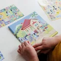 Dárková krabička samolepek Bluey