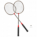 Spokey BADMNSET1 Sada na badminton - 2 rakety, košíček, obal