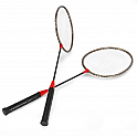 Spokey BADMNSET1 Sada na badminton - 2 rakety, košíček, obal