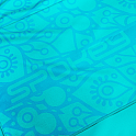 Spokey MANDALA Rychleschnoucí sportovní ručník, tyrkysový, 80 x 160 cm