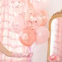 Latexové balonky s konfetami Bride to be 30 cm - 6 ks