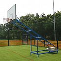 Basketbalová konstrukce pojízdná - mobilní, exteriér, pevná, vysazení 2 m