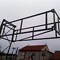 Basketbalová konstrukce příhradová, otočná, vysazení od 2,5 do 4 m (KOMAXIT)