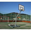 Basketbalová konstrukce streetball pojízdná - mobilní se závažím - exteriér (ZN), pevné vysazení 1,20 m, CERTIFIKÁT