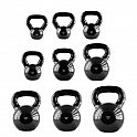 Kettlebell pokrytý vinylem HMS KNV06 6 kg, černý