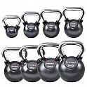 Vinylový kettlebell s chromovaným úchopem HMS KGC 10 kg