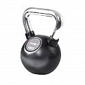 Vinylový kettlebell s chromovaným úchopem HMS KGC 12 kg