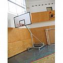 Basketbalová konstrukce streetball - mobilní se závažím (ZN), sklopné vysazení 1,20 m, CERTIFIKÁT