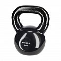 Kettlebell pokrytý vinylem HMS KNV10 10 kg, černý