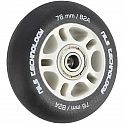Matná kolečka NILS Extreme PU 76x24 82A s ložisky ABEC 9, černá, 4 ks