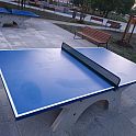 Betonový stůl na stolní tenis, betonové nohy, bez síťky