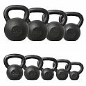 Litinový kettlebell HMS KZG10 10 kg, černý