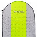 Spokey AIR MAT Samonafukovací karimatka, 185 x 55 x 3 cm, R-Value 3, šedo-zelená